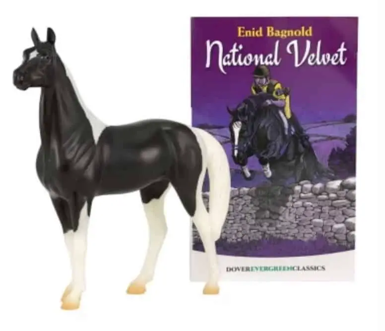 Breyer National Velvet horse and book set